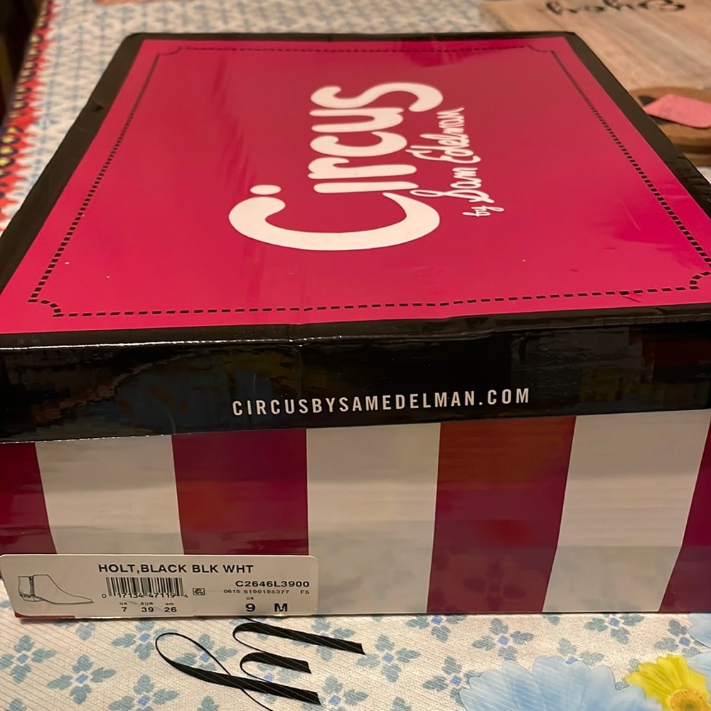 Circus by Sam Edelman boots names HOLT, leather and man made material